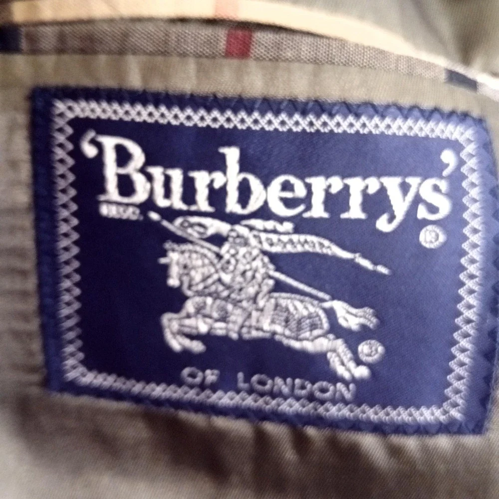 Burberrys of London‎ Vintage Mens Blazer 46 Long Brown Wool Cambridge Check 90s